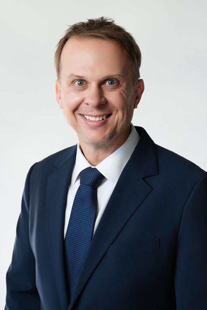 Fotografíagrafía de Jeremy Thurman, socio de McIntyre Law Firm.