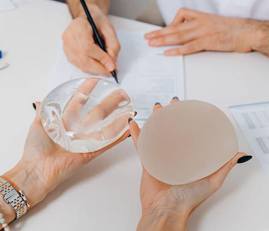 Class action breast implant lawsuit.