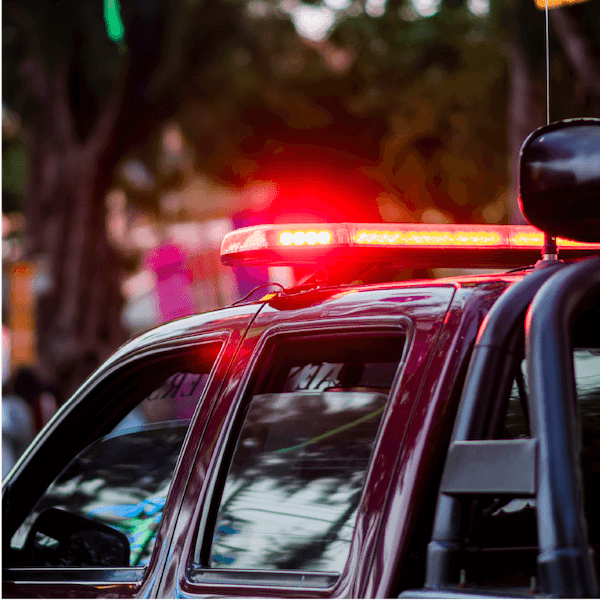 filing a police report after an accident.